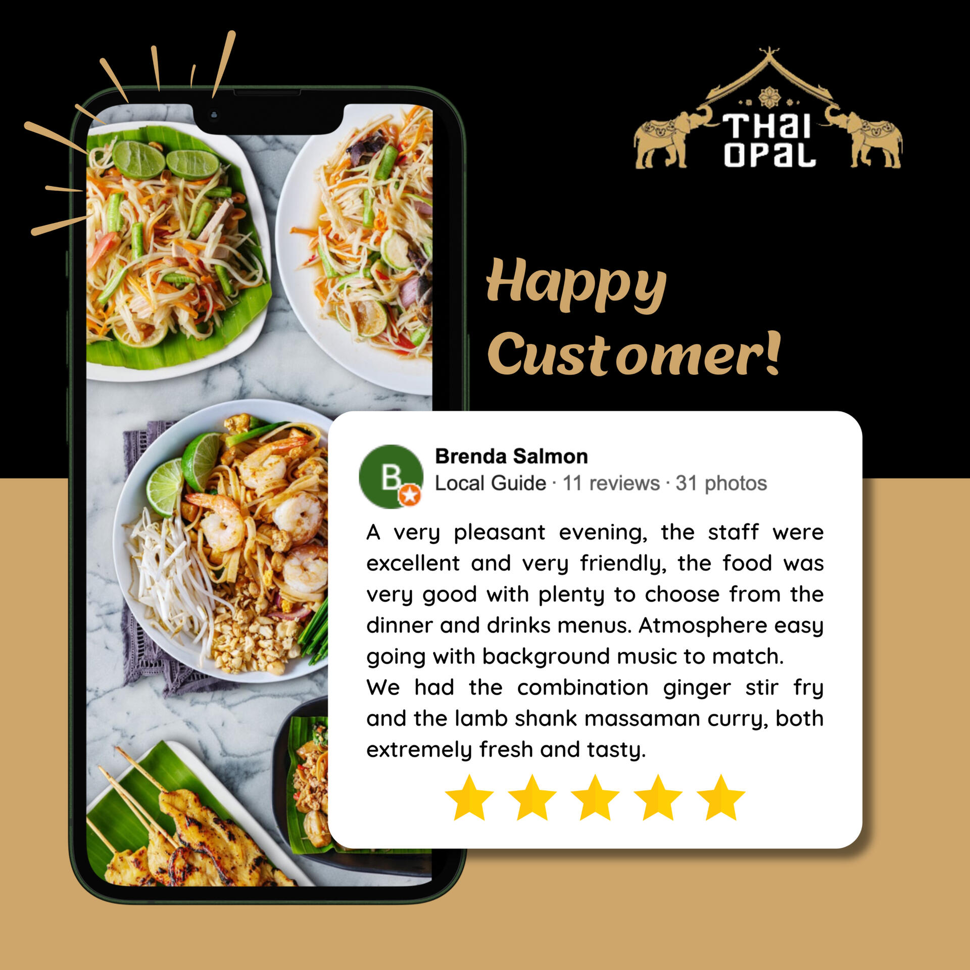 Thai Opal Invercargill Feedback